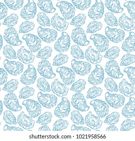 Oyster Pattern seamless vector