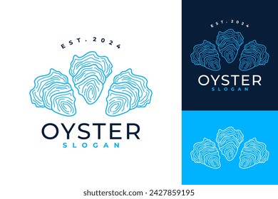 Oyster Shellfish Seafood Logo Design