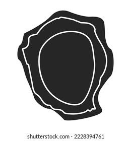 Oyster vector icon.Black vector icon isolated on white background oyster.