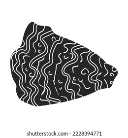 Oyster vector icon.Black vector icon isolated on white background oyster.