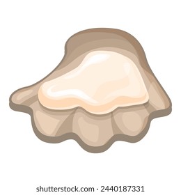 Oysters icon cartoon vector. Sea food nature. Restaurant menu cooking