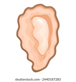 Oysters marine icon cartoon vector. Sea food delicacy. Restaurant cooking
