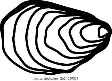 Oysters and wine, drawing, engraving, ink, line art, vector	

