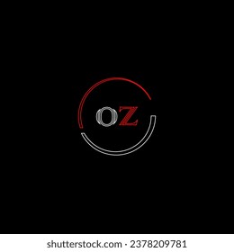OZ Creative moderne Buchstaben Logo Design Vorlage