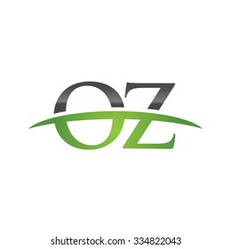 OZ initial company green swoosh logo