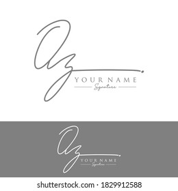 OZ Initial letter handwriting and signature logo.