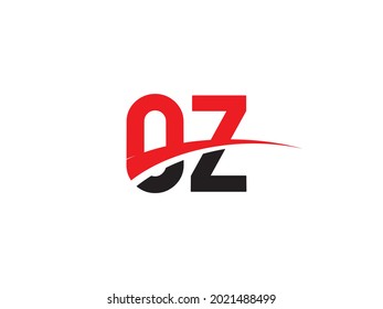 OZ Letter Initial Logo Design Template