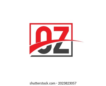 OZ Letter Logo Design template