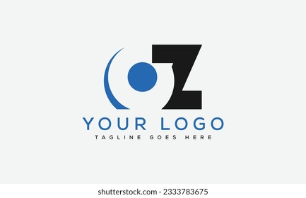 OZ letter Logo Design vector Template.