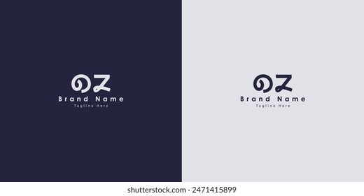 OZ Letters Vektorgrafik Logo Design