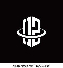 OZ monogram logo in a hexagon style and surrounded by a ring