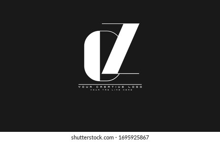 OZ ZO-Vorlage für abstrakte Vektorillustration-Logo
