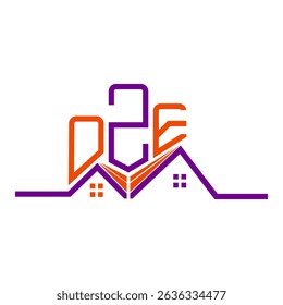 OZE Real State logo design, OZE logotipo simples e moderno. OZE design de alfabeto luxuoso  