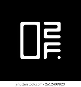 OZF letter logo creative design with vector graphic, OZF simple and modern logo. OZF luxurious alphabet design  