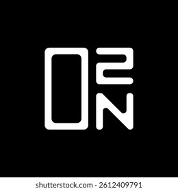OZN letter logo creative design with vector graphic, OZN simple and modern logo. OZN luxurious alphabet design  