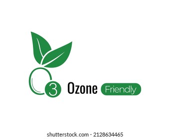 ozone friendly icon vector illustration 