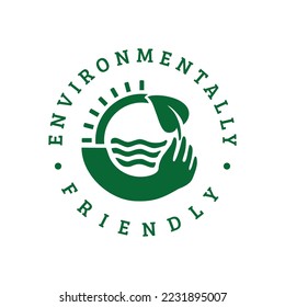 ozone friendly vector logo concept
