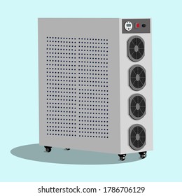 Ozone Generating Machine. Purifies The Air, Cleaning And Disinfection.