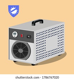
Ozone Generating Machine. Purifies The Air, Cleaning And Disinfection.  Helps Fight The Coronavirus.