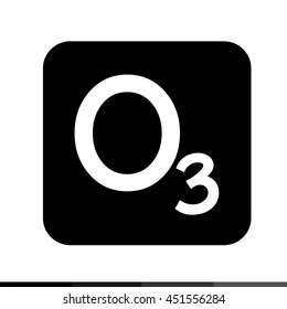 Ozone icon illustration design
