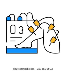 ozone therapy line icon vector. ozone therapy sign. isolated symbol illustration