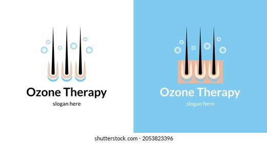 Ozone Therapy Logo. Vector Illustration.