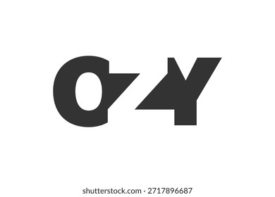 OZY logo design. Initial letter O Z Y bold font style for tech startups, consulting, corporate branding. Creative company name, headlines typography identity, trendy logotype. Vector illustration.