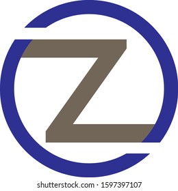 oz/zo letter logo vector. Modern and Simple Logo Design.