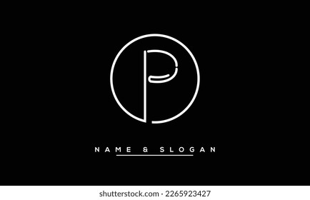 P Abstract  Letter  Logo  Monogram