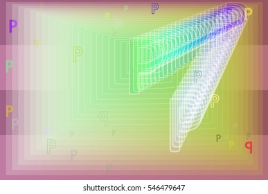 P Alphabet above assorted ensemble, excellent case among experience