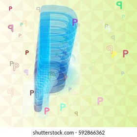 P Alphabet art idea