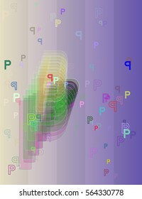 P Alphabet icon design