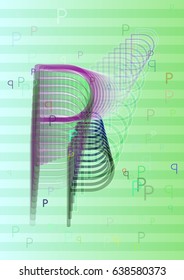 P Alphabet idea icon