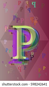 P Alphabet idea template