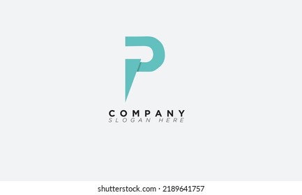 P Alphabet letters Initials Monogram logo 