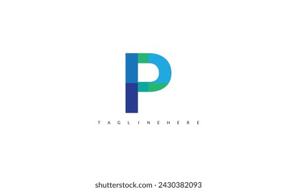 P Alphabet letters Initials Monogram logo. letter express logo Vector icon design illustration Templat.