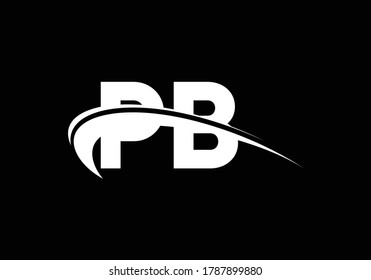 P B Initial Letter Logo design, Graphic Alphabet Symbol for Corporate Business Identity