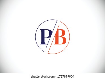 Diseño de logotipo de carta inicial, símbolo gráfico de alfabeto para identidad empresarial