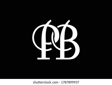 P B Initial Letter Logo design, Graphic Alphabet Symbol for Corporate Business Identity