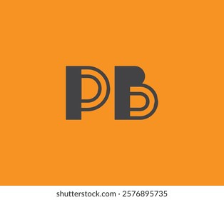 P and B logo design. PB abstract Letters Logo Monogram. This logo design is the process of creating a visual symbol that represents a brand, company, or individual.