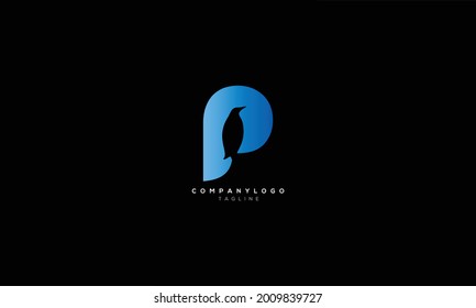 P Bird Logo Design Template Inspiration
