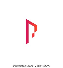 P Building Logo Vector. Letter P Icon