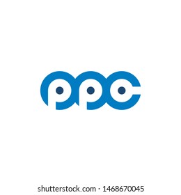 P P C letter logo design
