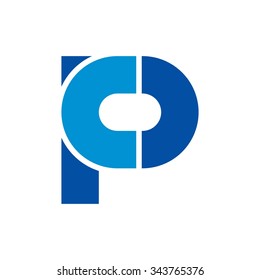p and c logo vector.