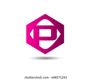 P company vector logo and symbol Design
