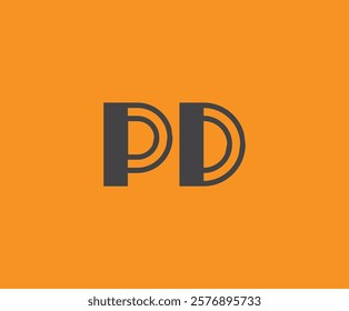 P and D logo design. PD abstract Letters Logo Monogram. This logo design is the process of creating a visual symbol that represents a brand, company, or individual.