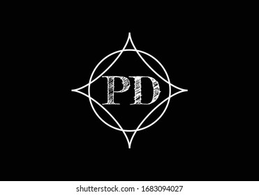 P D, PD Initial Letter Logo design vector template, Graphic Alphabet Symbol for Corporate Business Identity