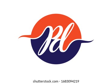 P D, PD Initial Letter Logo design vector template, Graphic Alphabet Symbol for Corporate Business Identity