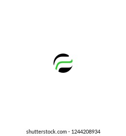 P F Initial Letter Logo Vector