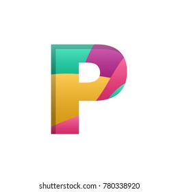 P ,First character from your name icon